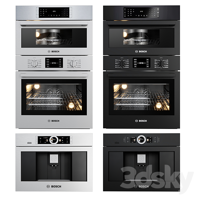 Appliance collection bosch. neff. miele 3DSMax File - thumbnail 3