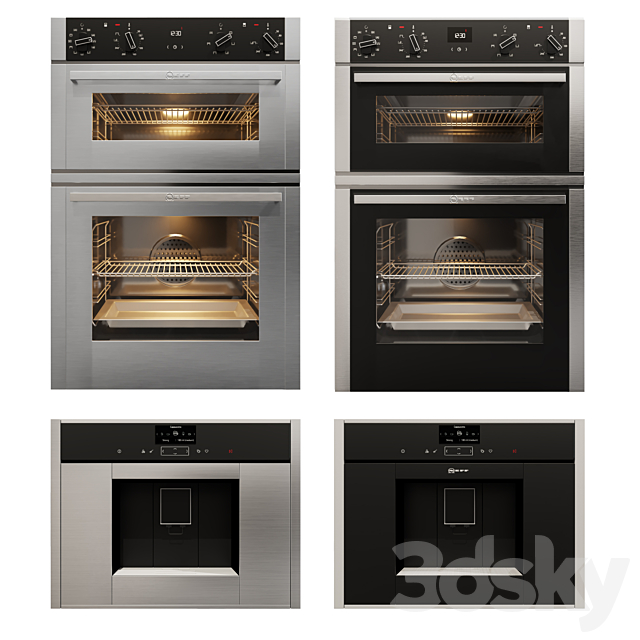 Appliance collection bosch. neff. miele 3DSMax File - thumbnail 5