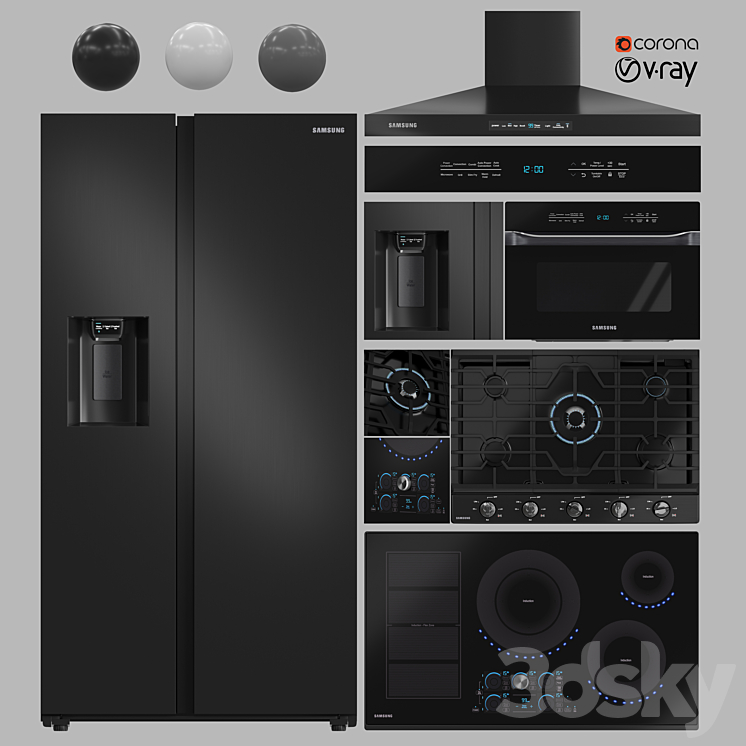 Appliance Collection SAMSUNG 3DS Max - thumbnail 1