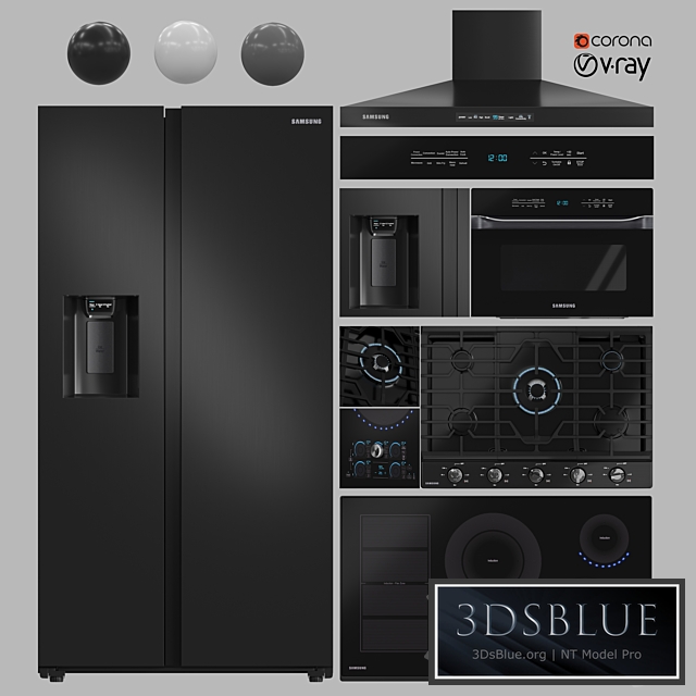 Appliance Collection SAMSUNG 3DS Max - thumbnail 3