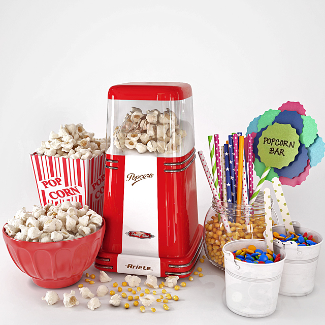 Ariete Pop corn 3DSMax File - thumbnail 1