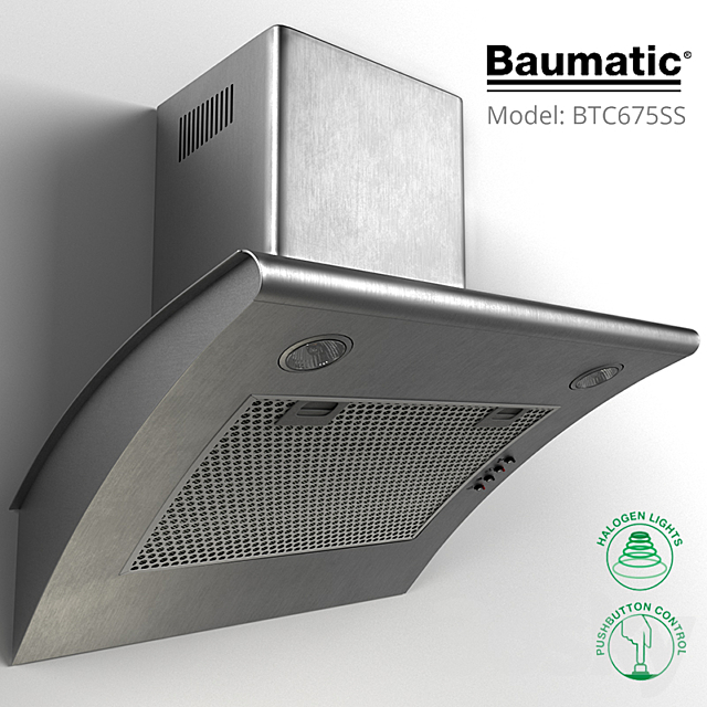 Baumatic chimney hood BTC 675SS 3DSMax File - thumbnail 1