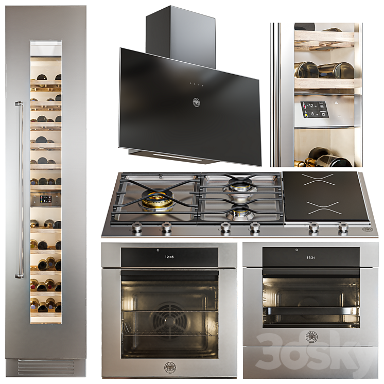 Bertazzoni Appliance set 3DS Max - thumbnail 1