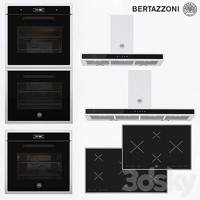 Bertazzoni set 01 3DSMax File - thumbnail 1