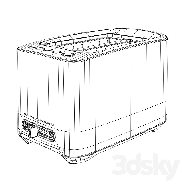 BORK T800 Toaster 3DSMax File - thumbnail 2