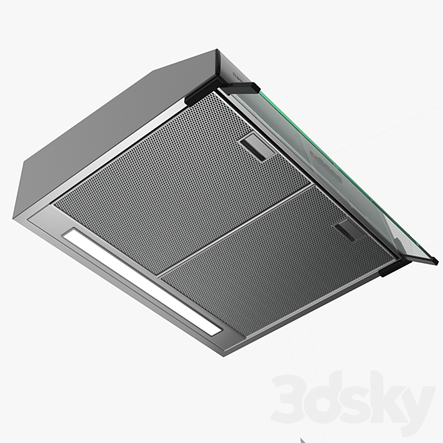 Bosch 60cm Built-under cooker hood DUL63CC50B Serie 4 3DSMax File - thumbnail 2