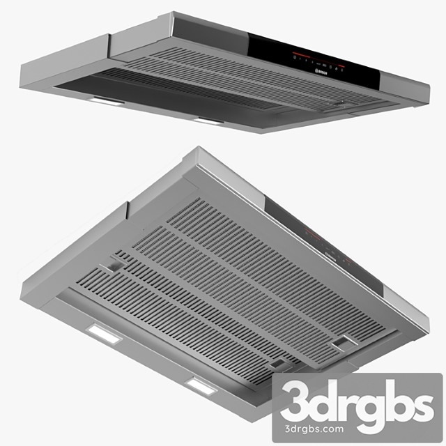 Bosch 60cmtelescopic cooker hood serie 8 dfs067j50b brushed steel 2 3dsmax Download - thumbnail 1