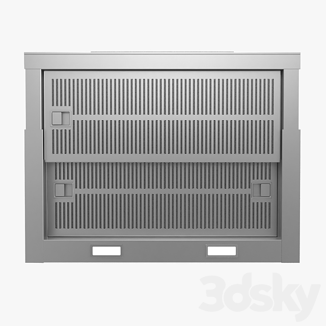 Bosch 60cmTelescopic cooker hood Serie 8 DFS067J50B Brushed steel 3ds Max - thumbnail 2