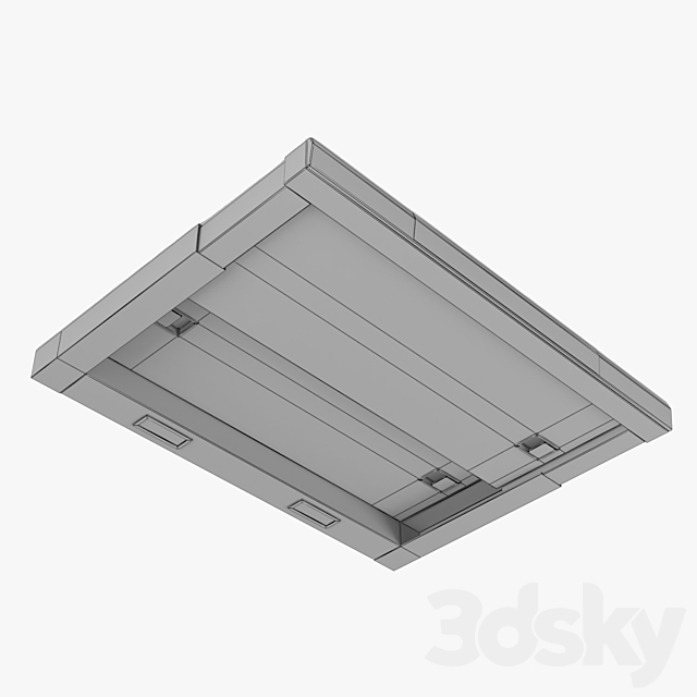 Bosch 60cmTelescopic cooker hood Serie 8 DFS067J50B Brushed steel 3ds Max - thumbnail 3