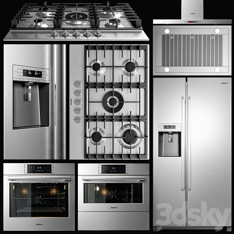 Bosch Appliance Collection 3DS Max - thumbnail 2