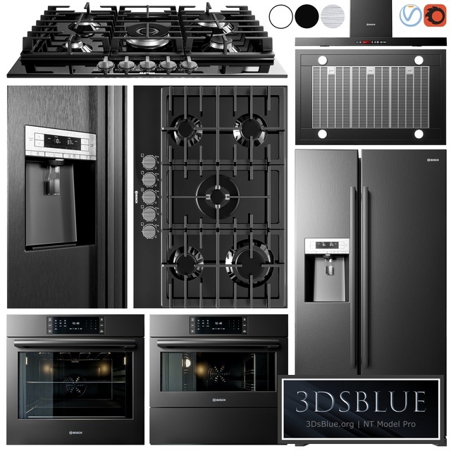 Bosch Appliance Collection 3DS Max - thumbnail 3