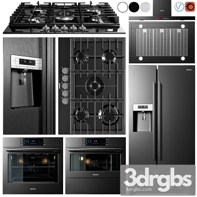 Bosch Appliance Collection 3dsmax Download - thumbnail 1