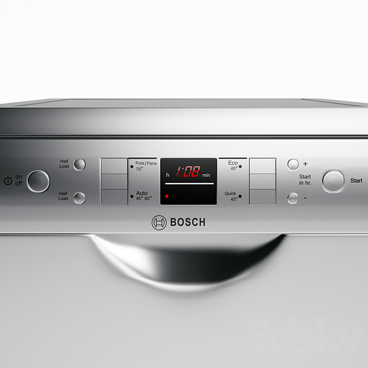 Bosch Appliances Dishwashers SPS60M08AU 3DS Max - thumbnail 1