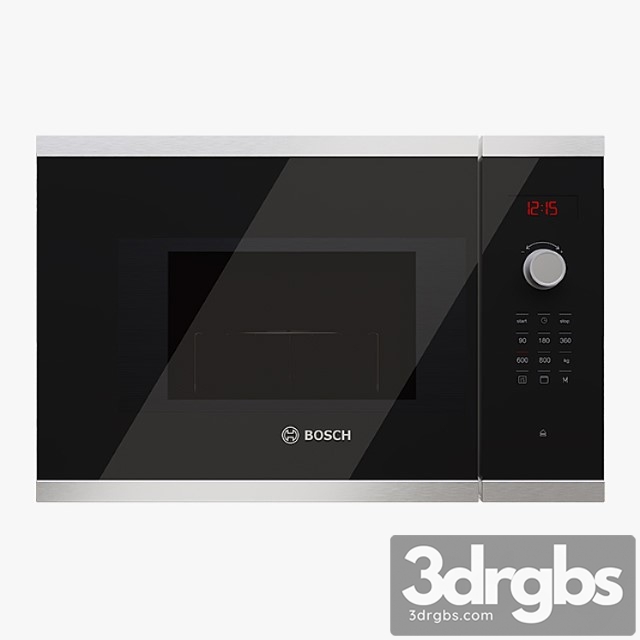 Bosch bfl524ms0 microwave oven 2 3dsmax Download - thumbnail 1