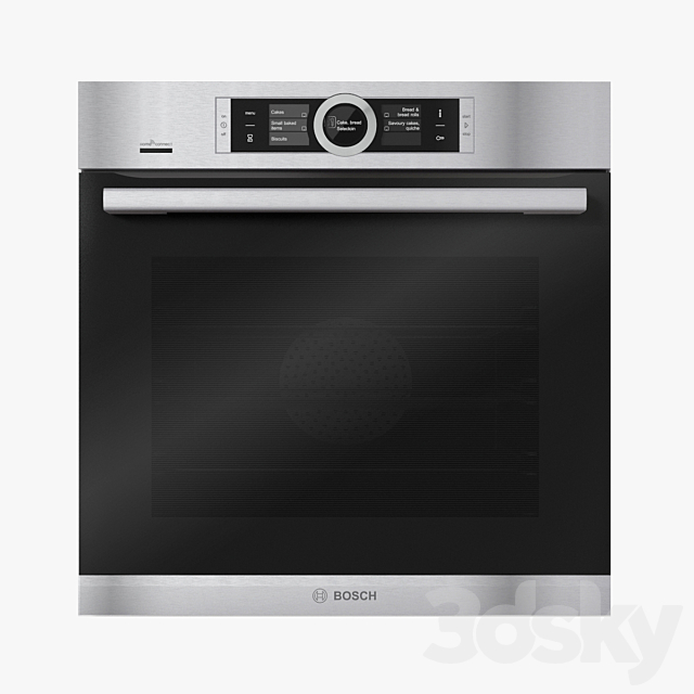 Bosch built-in oven HBG6764S6B Serie 8 3DSMax File - thumbnail 1