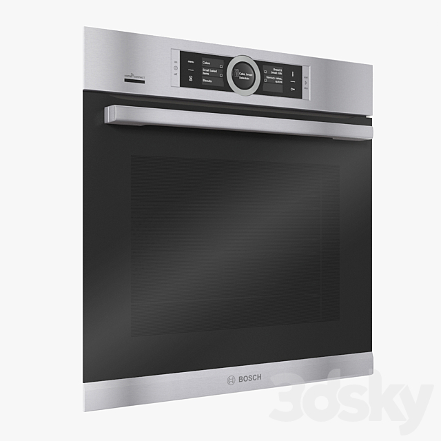 Bosch built-in oven HBG6764S6B Serie 8 3DSMax File - thumbnail 2