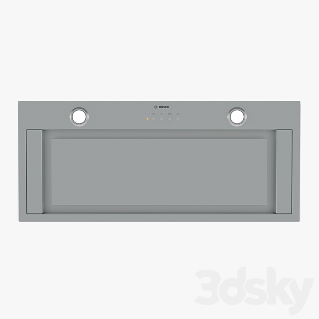 Bosch Canopy cooker hood DHL785CGB Serie 6 3DS Max Model - thumbnail 2