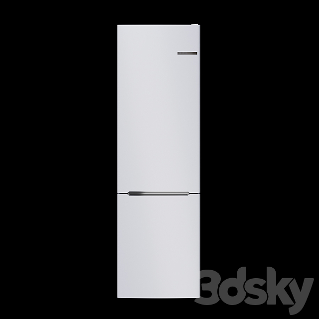 Bosch Fridge KGV39XW22R 3DSMax File - thumbnail 2