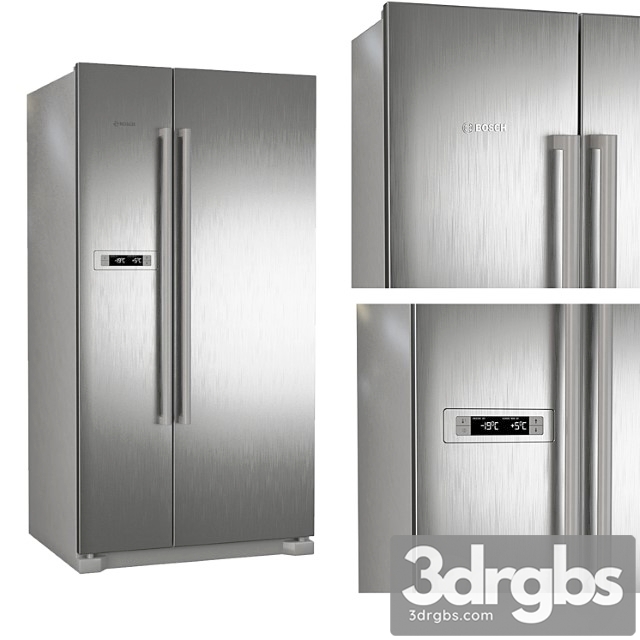 Bosch kan90vi20r refrigerator 2 3dsmax Download - thumbnail 1