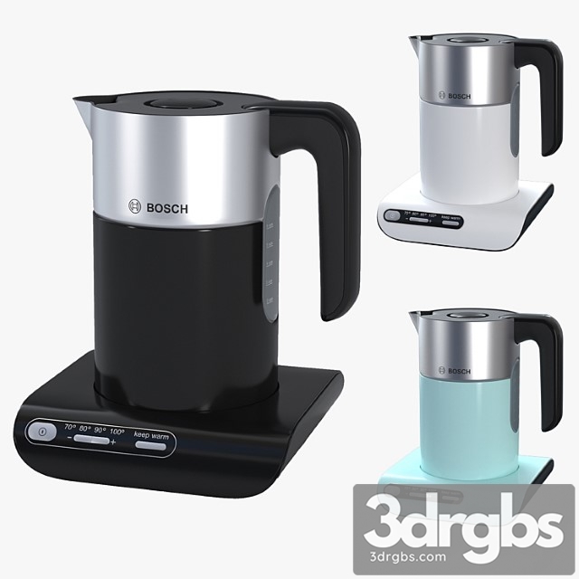 Bosch kettle styline twk8633gb black 2 3dsmax Download - thumbnail 1