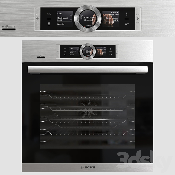 Bosch Kitchen Appliance set 3DS Max - thumbnail 2