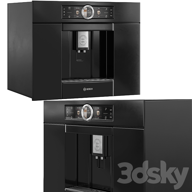 Bosch kitchen appliance Set01 3DS Max Model - thumbnail 3