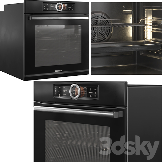 Bosch kitchen appliance Set01 3DS Max Model - thumbnail 4