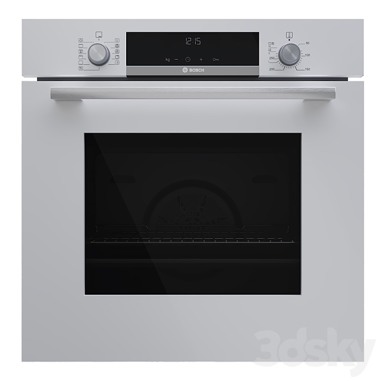 Bosch Oven HBA578BW0 3DS Max - thumbnail 1