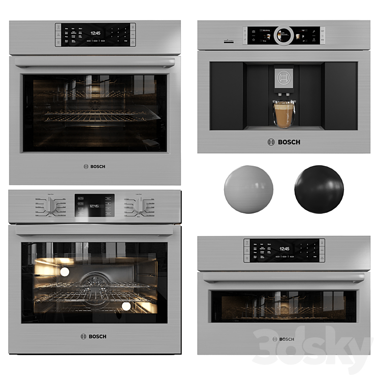 Bosch Ovens 002 3DS Max - thumbnail 2