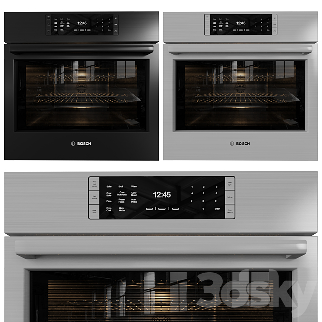 Bosch Ovens 002 3DSMax File - thumbnail 3