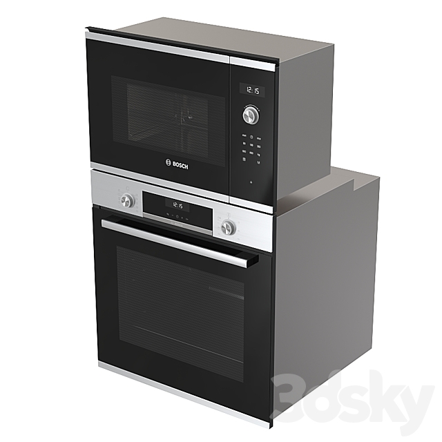 Bosch ovens and microwaves 3DSMax File - thumbnail 4