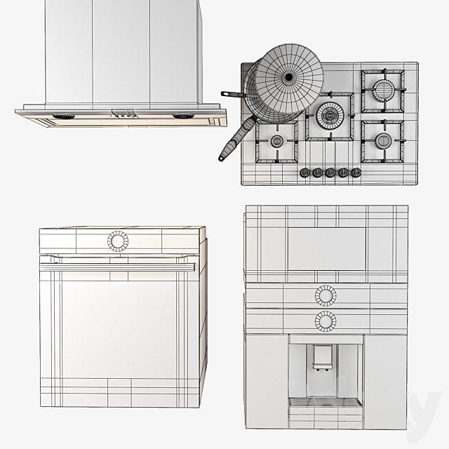 Bosch set 3DSMax File - thumbnail 3