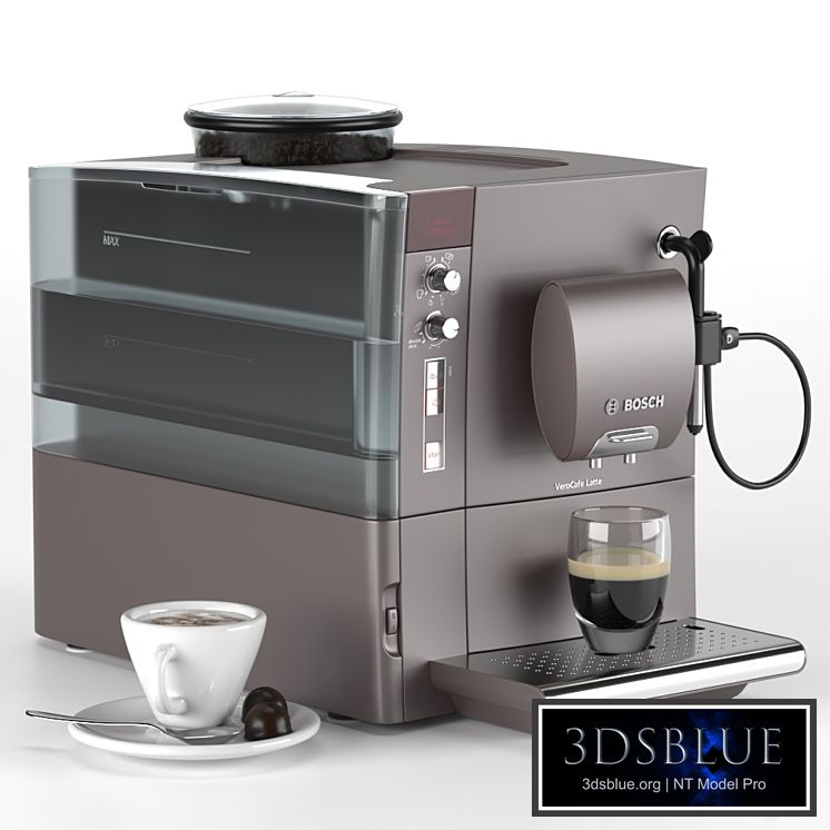 Bosch TES coffee machine 3DS Max - thumbnail 3