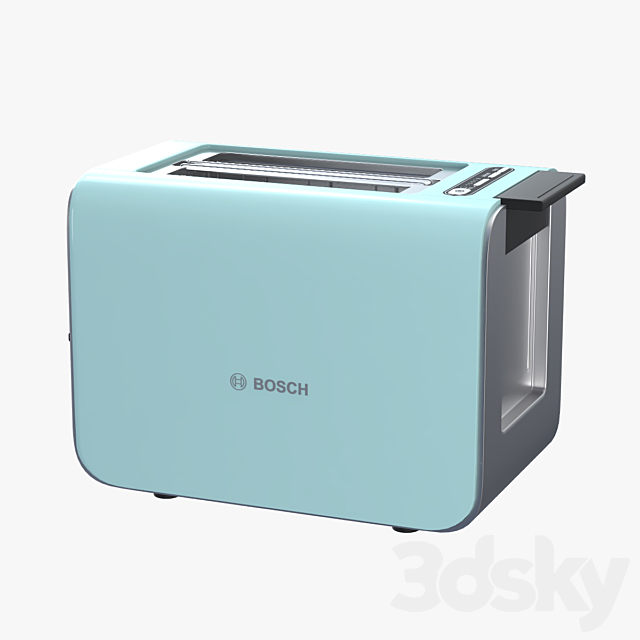 BOSCH Toaster Styline TAT8613GB 3DS Max Model - thumbnail 2