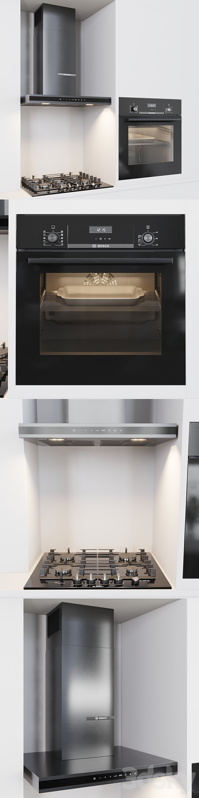 Bosh kitchen appliances 3DSMax File - thumbnail 2