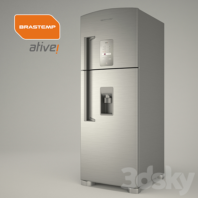 Brastemp Ative! Fridge 3DSMax File - thumbnail 1