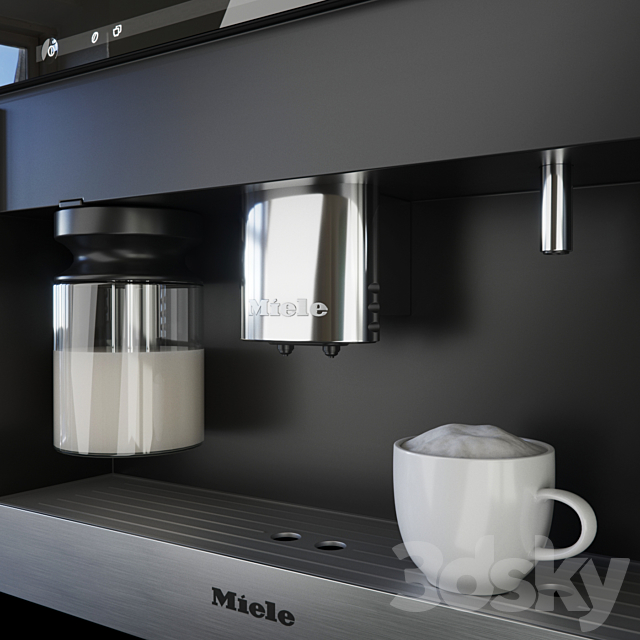 Built-in coffee machine Miele CVA 6401 3ds Max - thumbnail 2