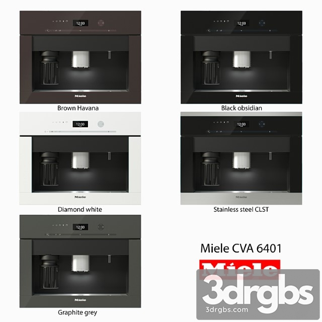 Built In Coffee Machine Tsva 6401 3dsmax Download - thumbnail 1