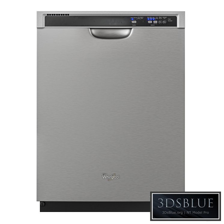 Built-in dishwasher Whirlpool WDF520PAD 3DS Max - thumbnail 3