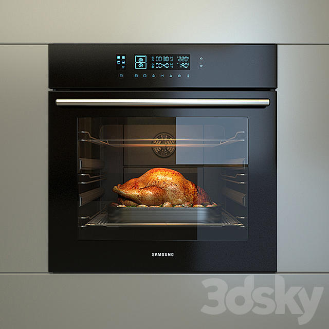 Built-in oven Samsung NV70H5787CB 3DS Max Model - thumbnail 1