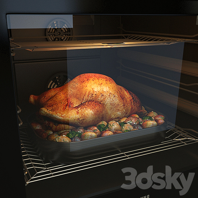 Built-in oven Samsung NV70H5787CB 3DS Max Model - thumbnail 2