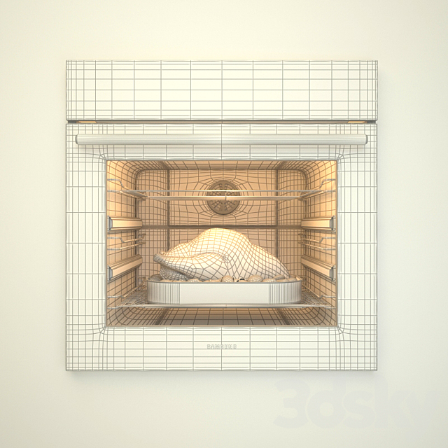 Built-in oven Samsung NV70H5787CB 3DS Max Model - thumbnail 3