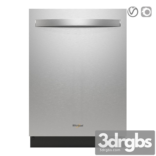 Built-in whirlpool wdt970sahz dishwasher 2 3dsmax Download - thumbnail 1