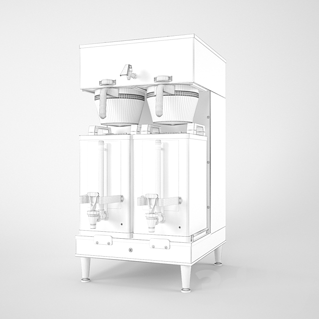 BUNN BrewWISE Single and Dual Soft Heat Brewers 3DSMax File - thumbnail 3