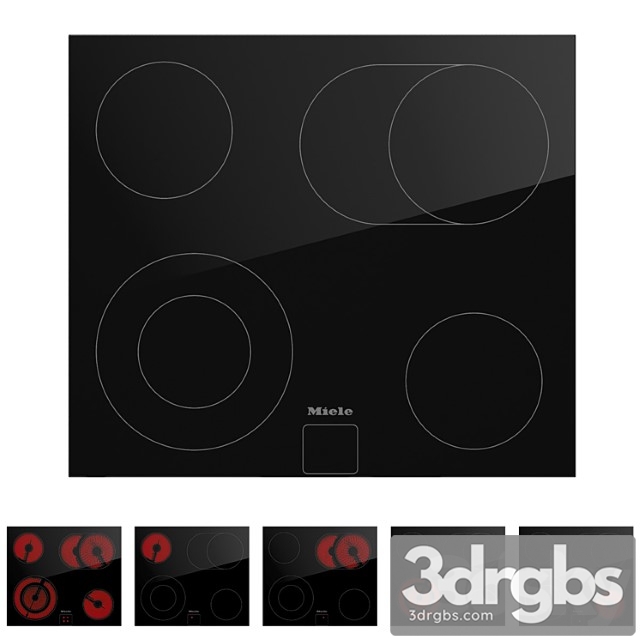 Ceramic electric hob miele km 6017 550 mm - thumbnail 1