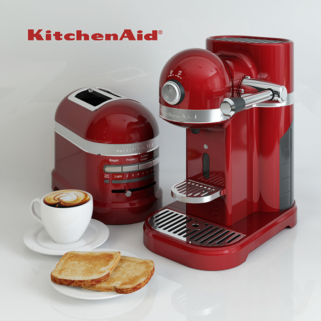 Coffee machine and toaster KITCHENAID ARTISAN 3DSMax File - thumbnail 1