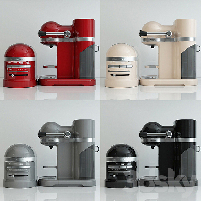 Coffee machine and toaster KITCHENAID ARTISAN 3DSMax File - thumbnail 2