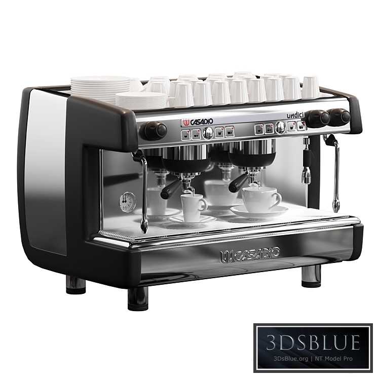 Coffee machine Casadio Undici S2 3DS Max - thumbnail 3