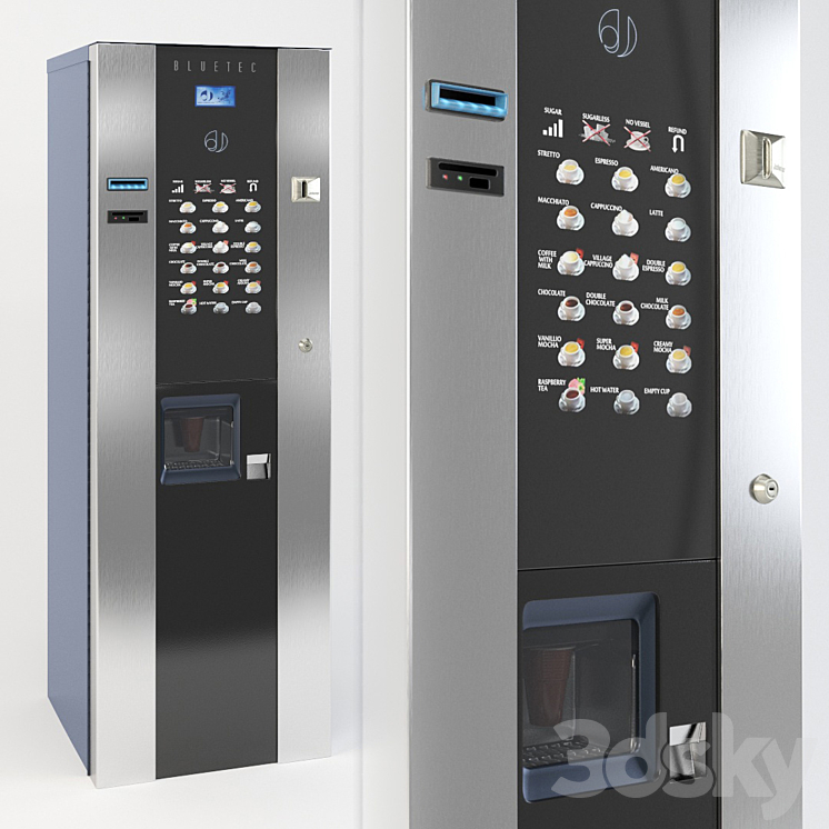 Coffee machine Coffeemar BLUETEC G335 3DS Max - thumbnail 1