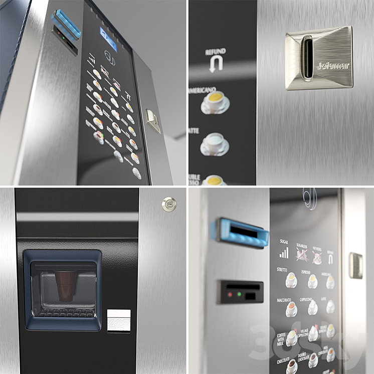 Coffee machine Coffeemar BLUETEC G335 3DS Max - thumbnail 2